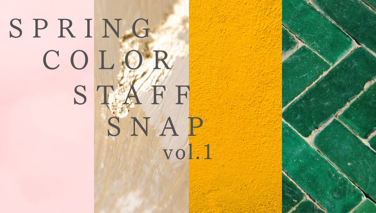 カラー別春のstaff snap